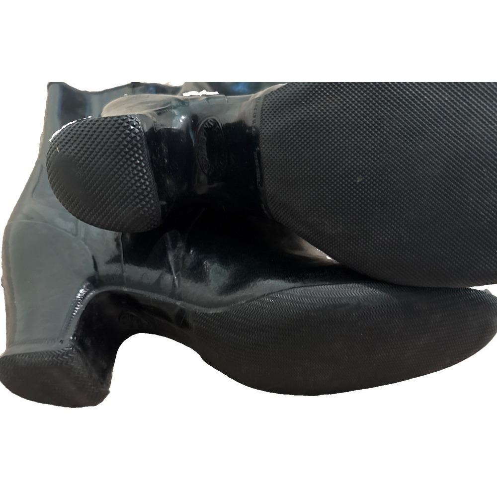 1940s Black Gaytees Size 7.5 Rain boots Rare - Picture 4 of 8
